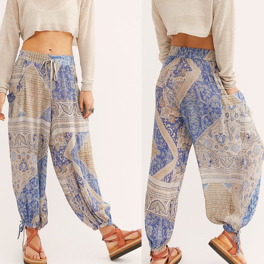 NEW Free People Begonia Balloon Pants S